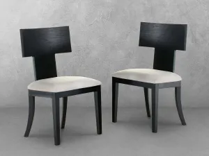 Avery Wood-Back Upholstered Dining Chair (2-Pack)