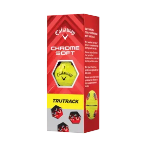 Callaway Chrome Soft Trutrack Yellow Sleeve