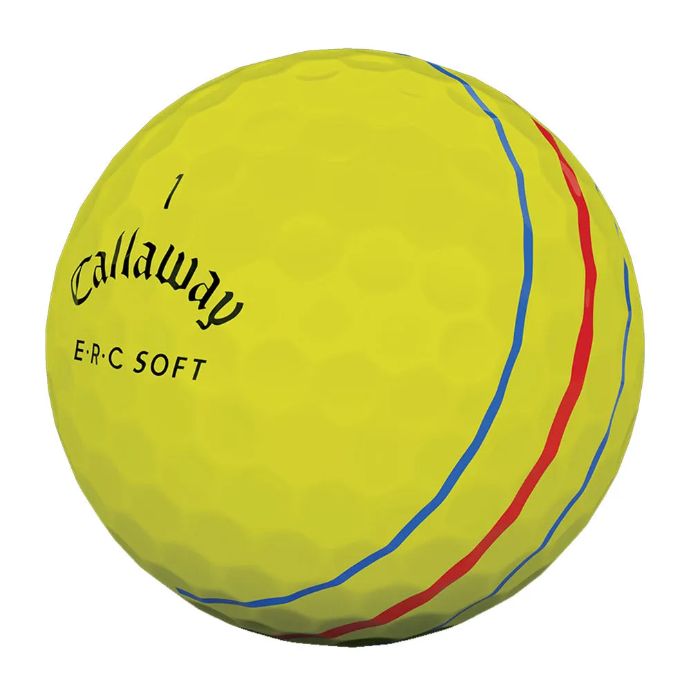 Callaway Erc 19 Triple Track Soft Yellow Golf Balls