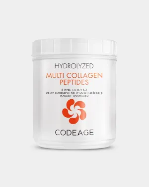 Codeage Hydrolyzed Multi Collagen Peptides Powder Supplement