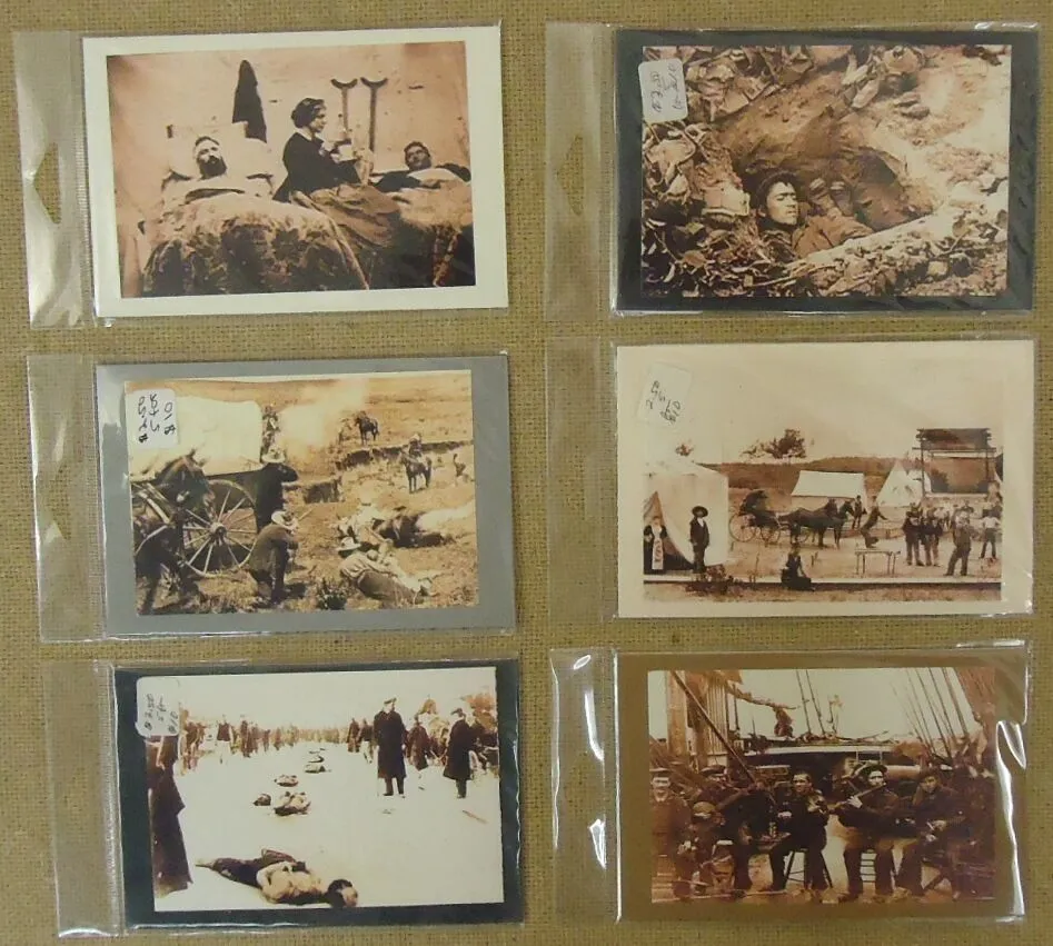 Collectible Cards/Prints 6-in x 4-in Lot of 6 Early 20th Century America War -- New