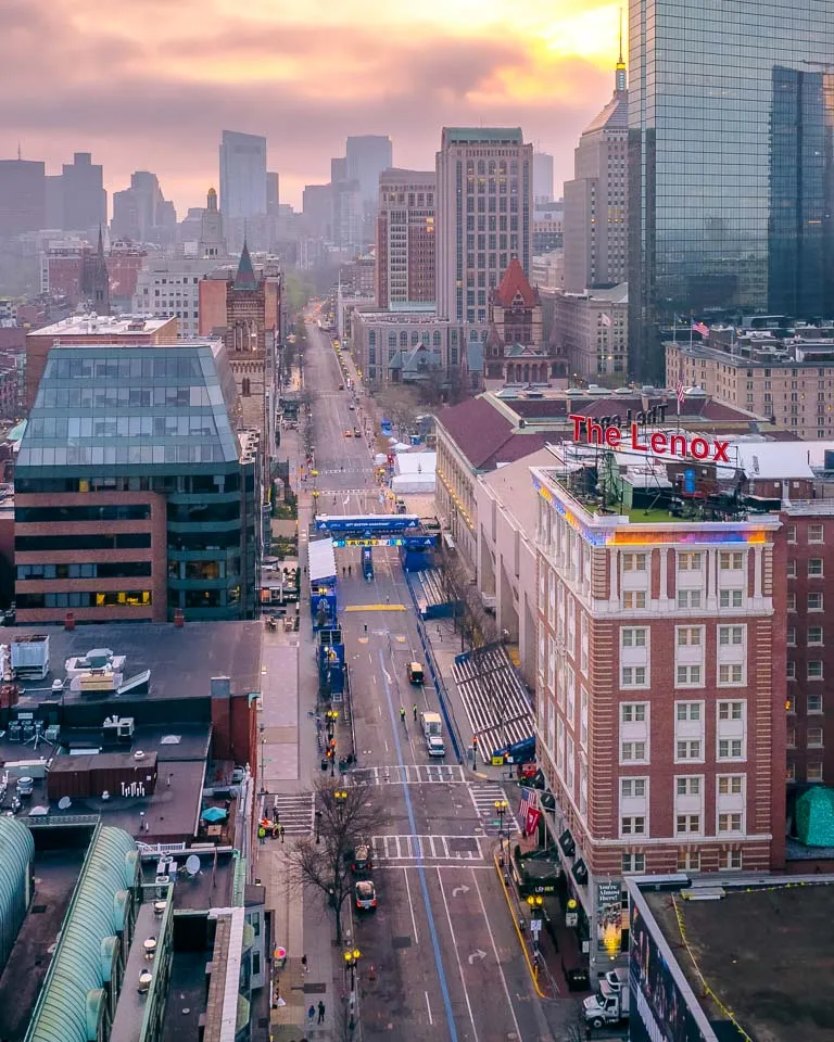 FINISH LINE BOSTON MARATHON 2023