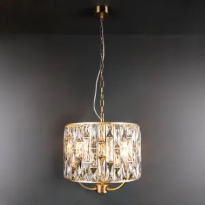 Florida 3 Light Pendant Gold