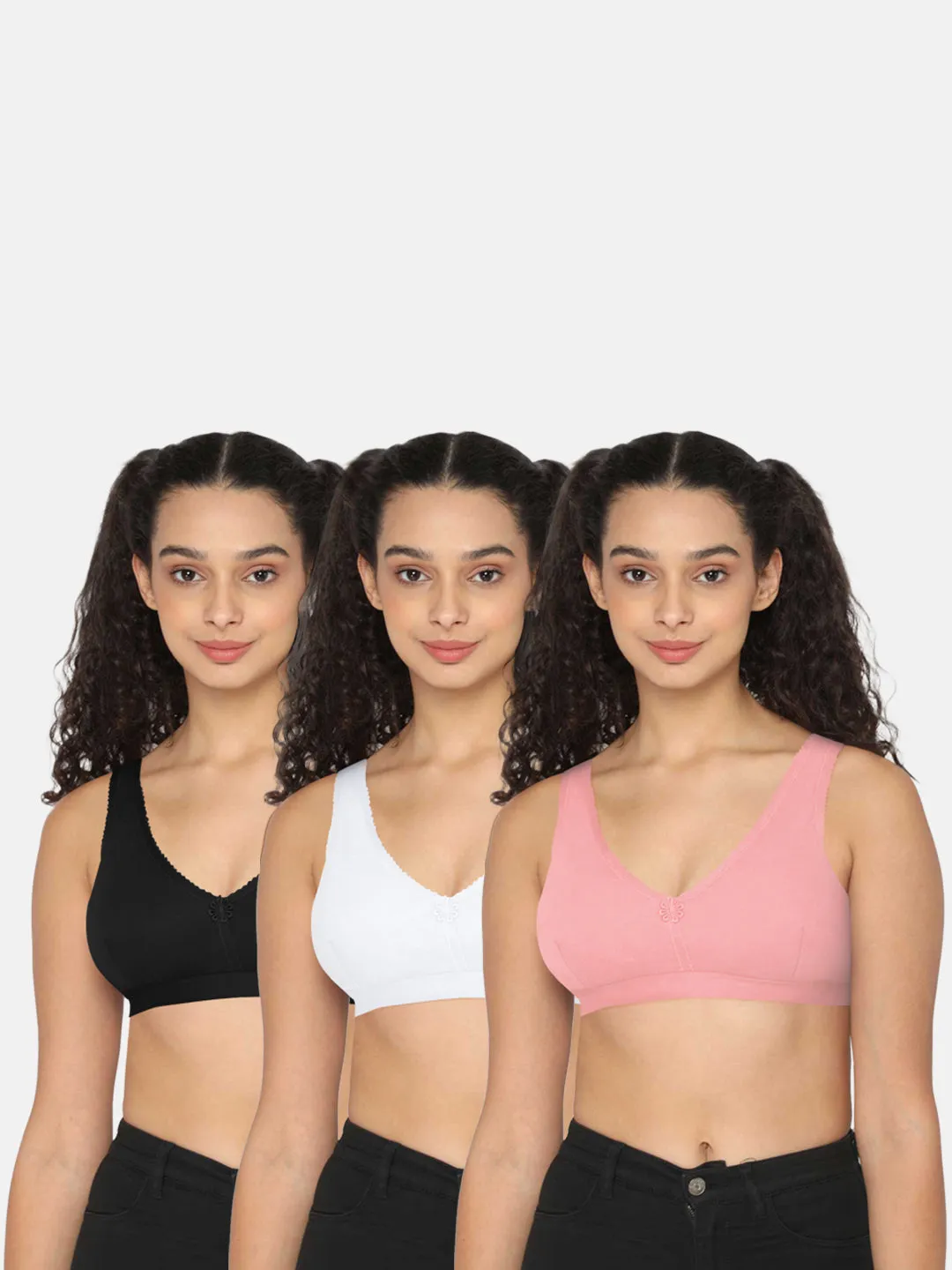 Naidu Hall Beginners-Bra Special Combo Pack - Teenage - C39