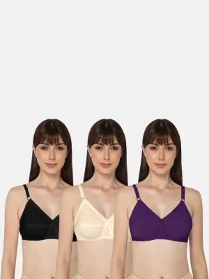 Naidu Hall Heritage-Bra Special Combo Pack - Cross - C34