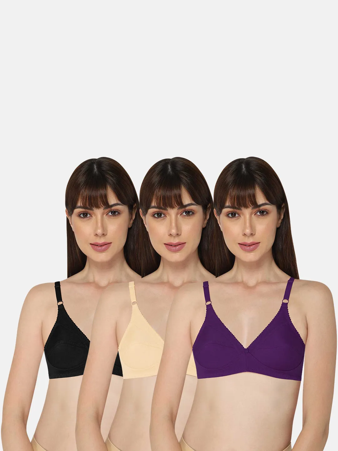 Naidu Hall Knitwear-Bra Special Combo Pack - Charmi - C34