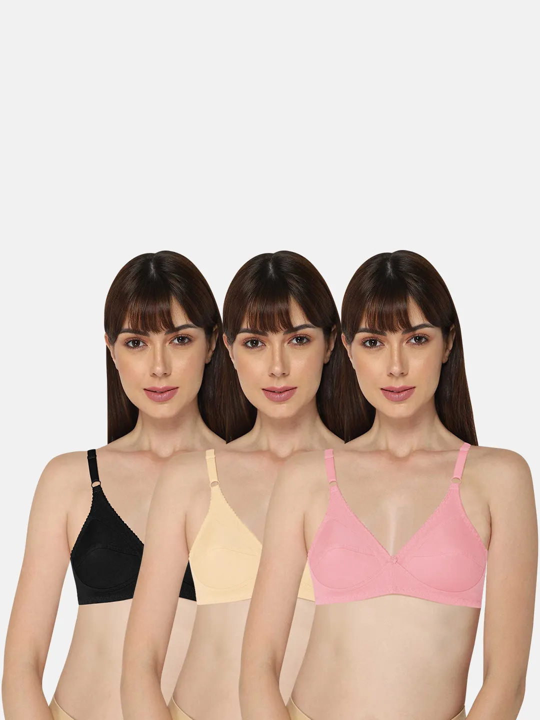 Naidu Hall Knitwear-Bra Special Combo Pack - Charmi - C67