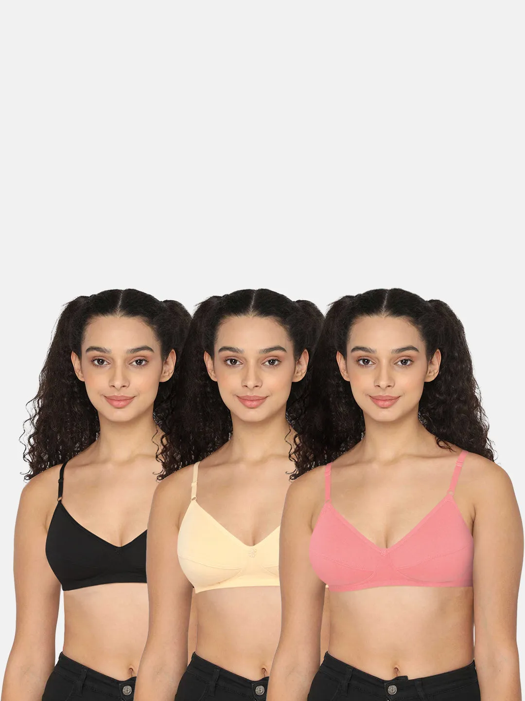 Naidu Hall Knitwear-Bra Special Combo Pack - Glori - C67