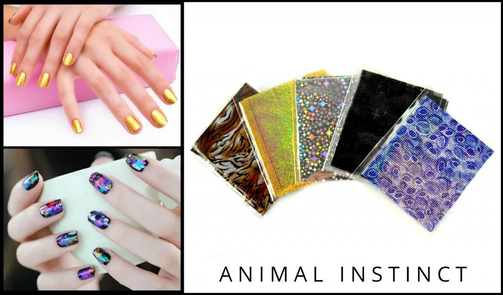 NailFash Themed Nail-Foil Nail Art - 36 packets