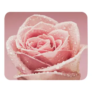 Padded Non-Slip Mousepad - Pink Rose