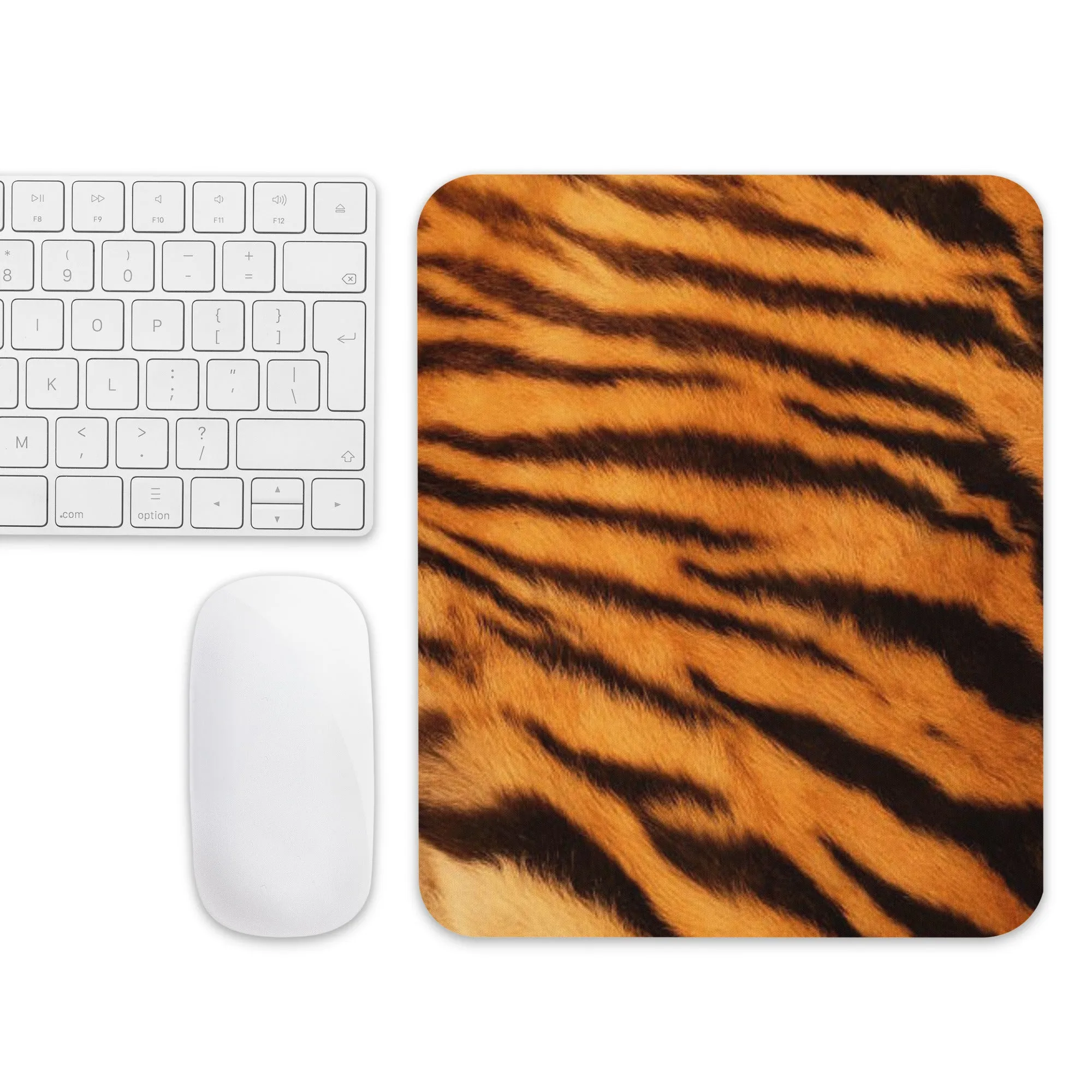 Padded Non-Slip Mousepad - Tiger Pattern