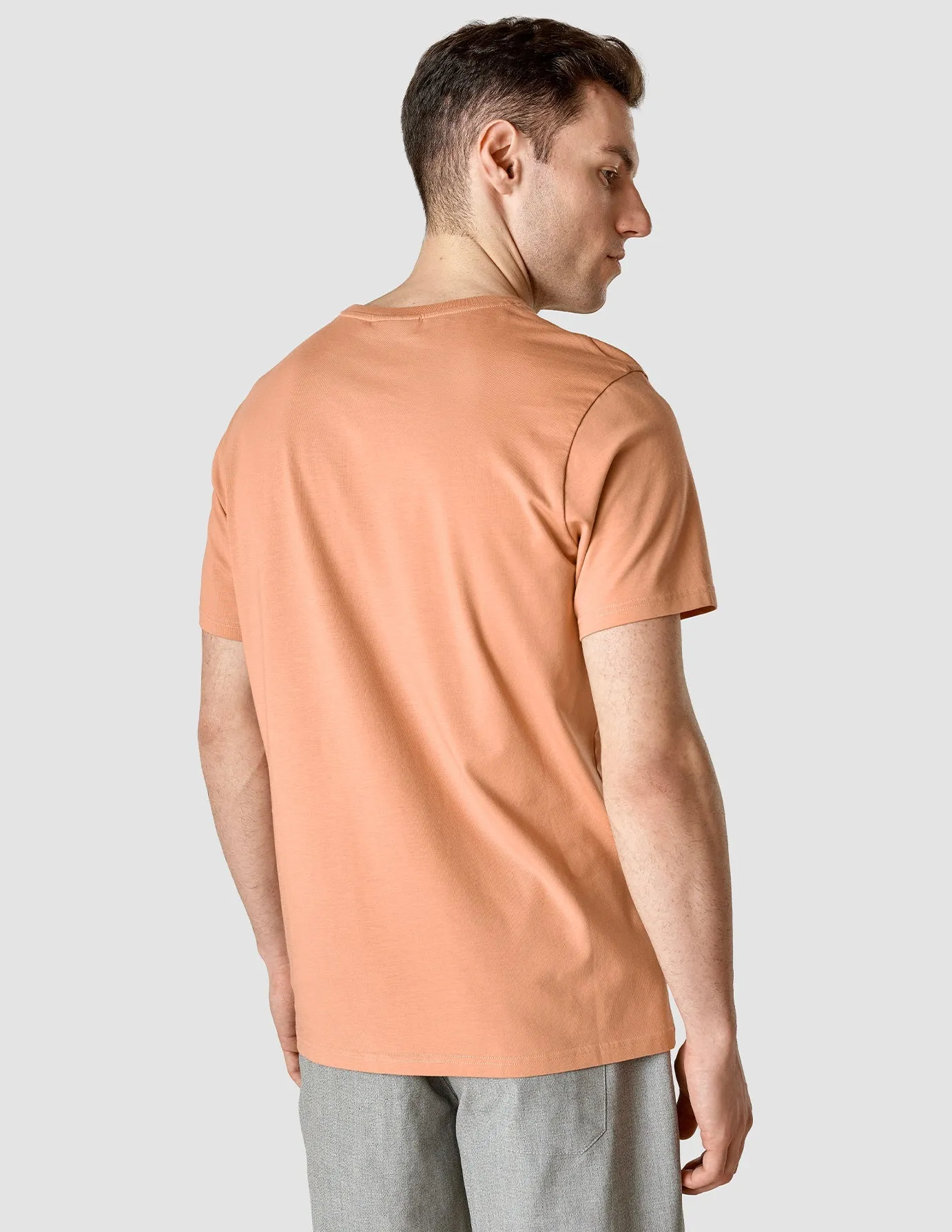 Supima T-shirt Rusty Caramel