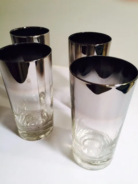 Vitreon Queen's Luster - Vintage 5 1/2" Height Water/Tumbler Glasses (Set of 4)