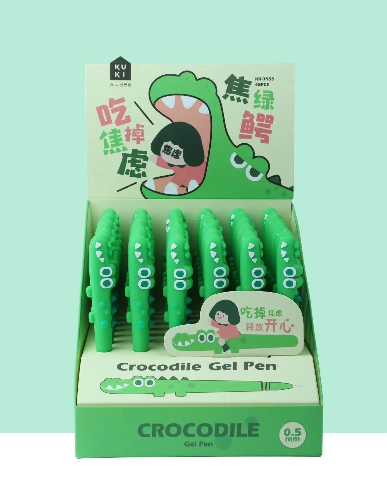 X 22478 CROCODILE GEL PEN-DISCONTINUED